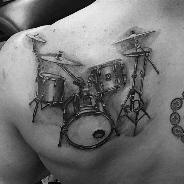 tatuaje bateria tambor 147