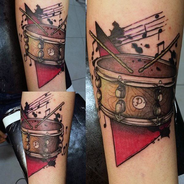 tatuaje bateria tambor 87