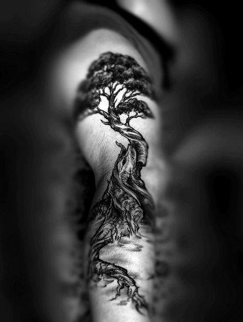 tatuaje bonsai 60