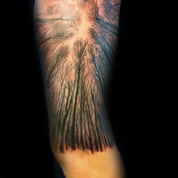 100 Tatuajes de Bosques (Con el significado)