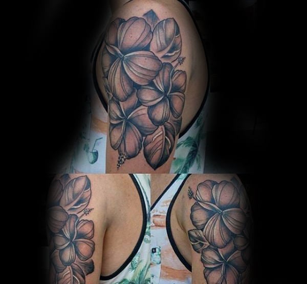 tatuaje flor de hibisco 111