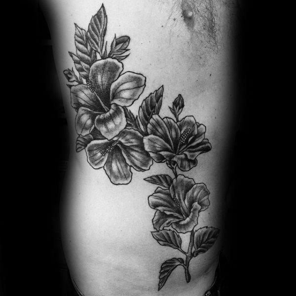 tatuaje flor de hibisco 120