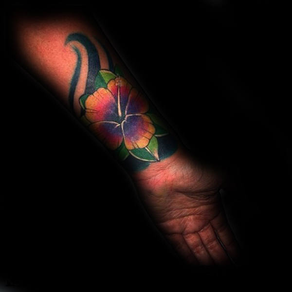 tatuaje flor de hibisco 21