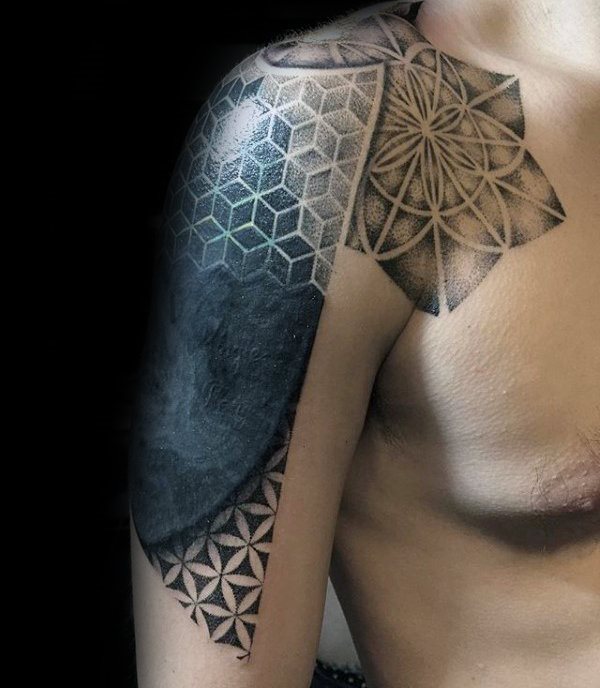 tatuaje flor de la vida 09