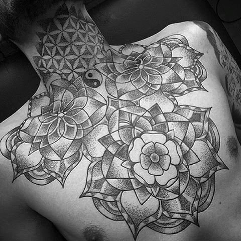 tatuaje flor de la vida 147