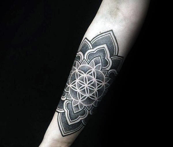 tatuaje flor de la vida 150