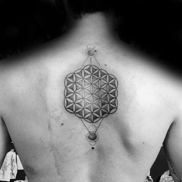 tatuaje flor de la vida 18