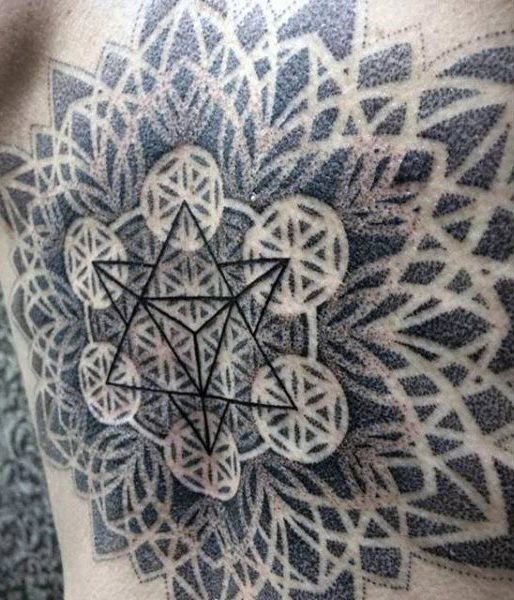tatuaje flor de la vida 180