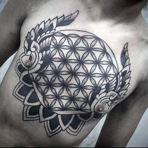 tatuaje flor de la vida 294