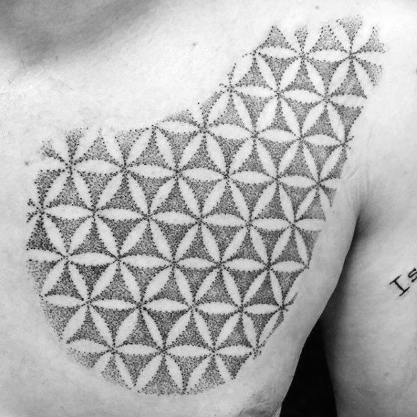 tatuaje flor de la vida 45
