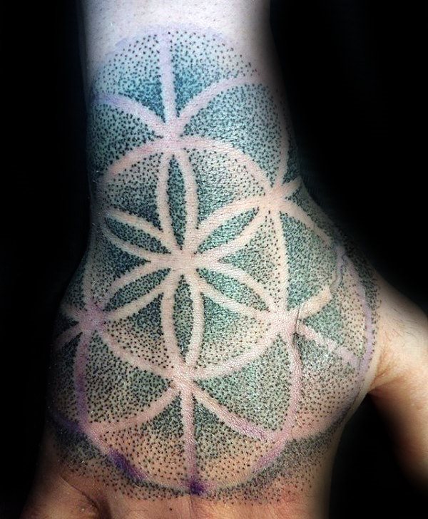 tatuaje flor de la vida 48