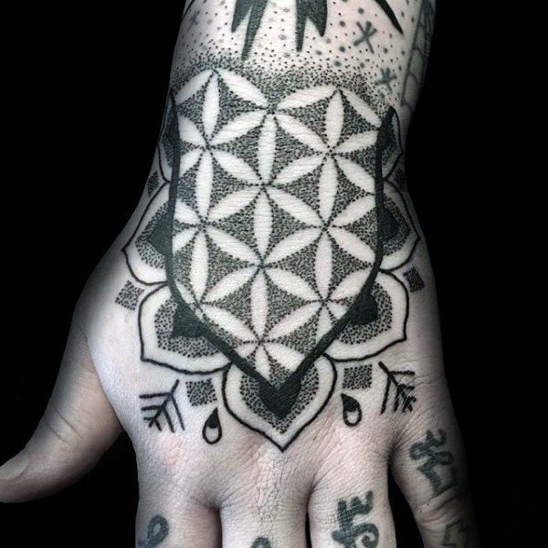 tatuaje flor de la vida 51