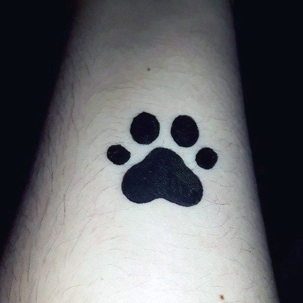 tatuaje huella pisada perro 153