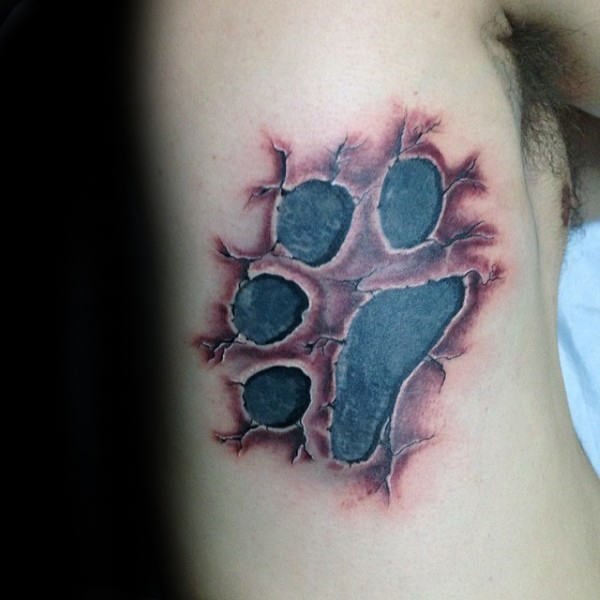 tatuaje huella pisada perro 99
