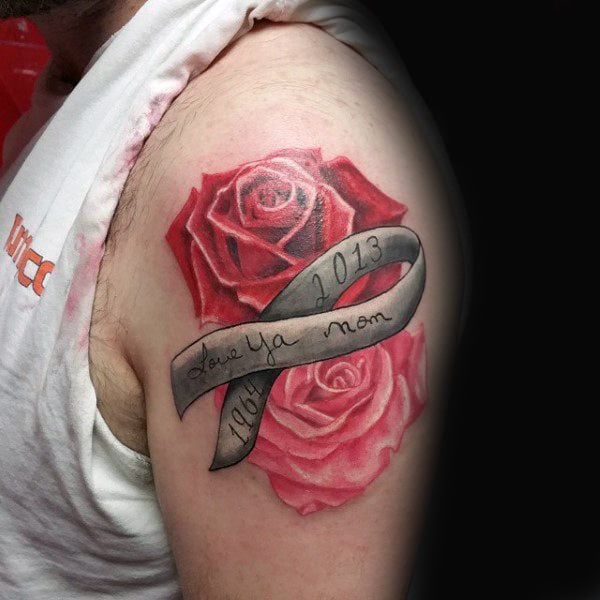 tatuaje lazo contra cancer 153