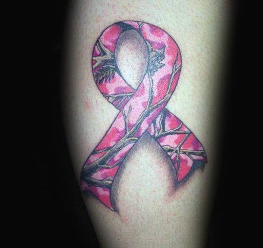 tatuaje lazo contra cancer 51