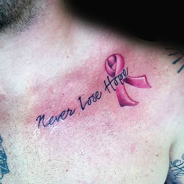 tatuaje lazo contra cancer 78