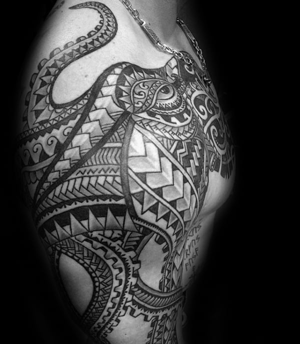 tatuaje animal tribal 45