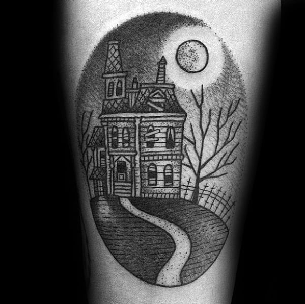 tatuaje casa encantanda 43