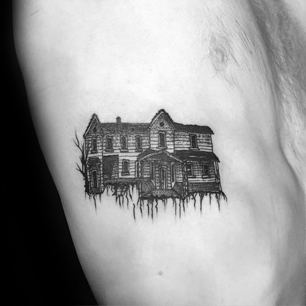 tatuaje casa encantanda 85