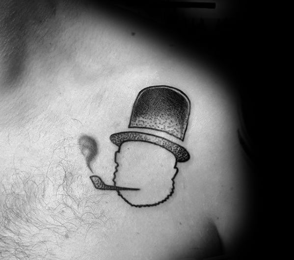 39 Tatuajes de sombreros de copa o chisteras y el significado