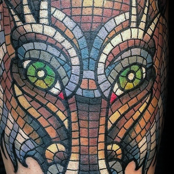 tatuaje de mosaicos 43