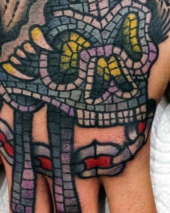tatuaje de mosaicos 51