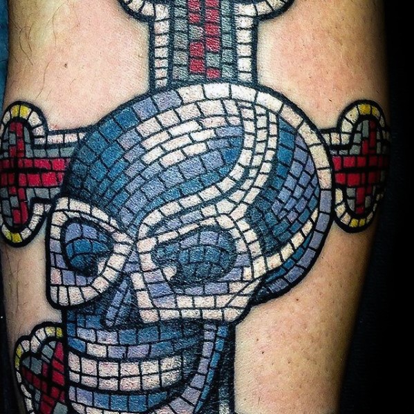 tatuaje de mosaicos 67