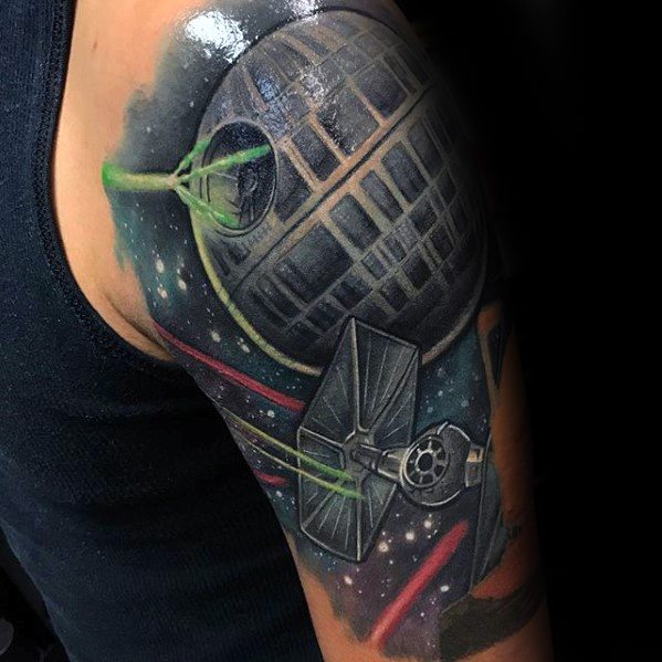 55 Tatuajes de la Estrella de la Muerte de Star Wars