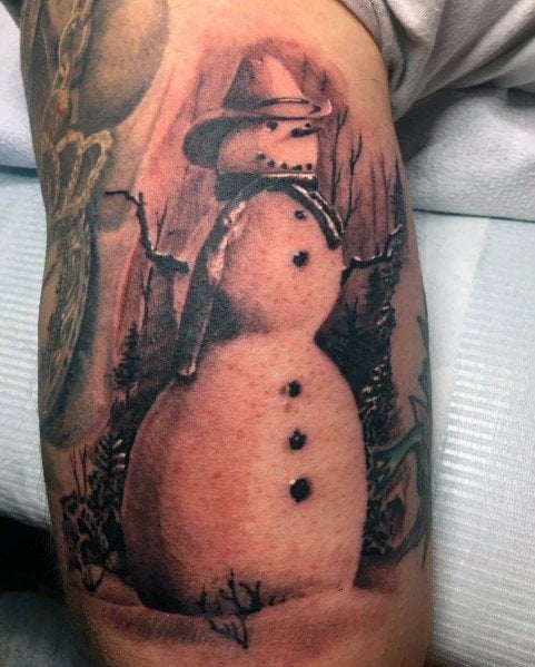tatuaje muneco de nieve 31