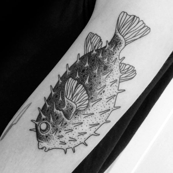 tatuaje pez globo 07