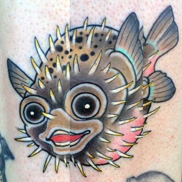 tatuaje pez globo 93
