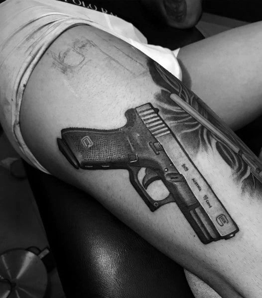 tatuaje pistola glock 27