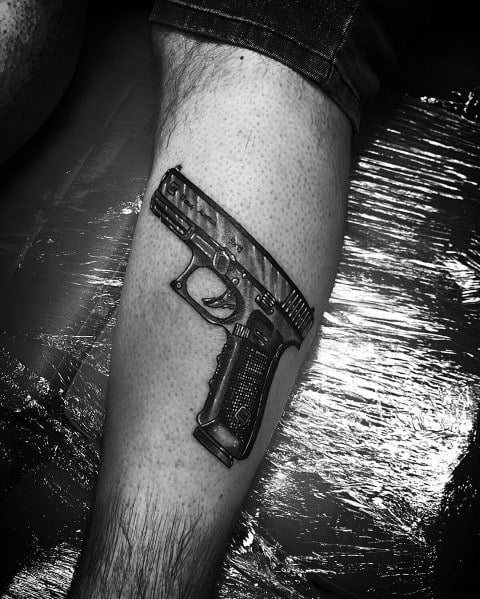 tatuaje pistola glock 29