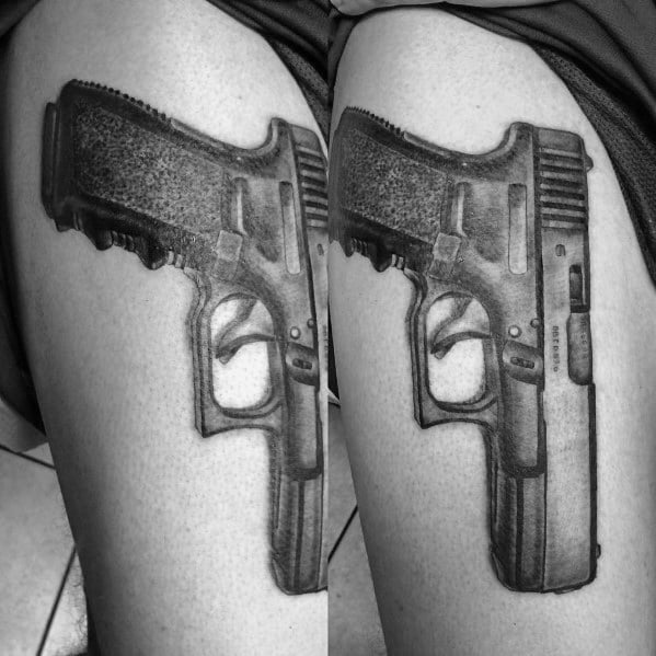 tatuaje pistola glock 75