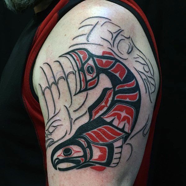 tatuaje salmon 51