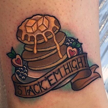 tatuaje tortita pancake 33