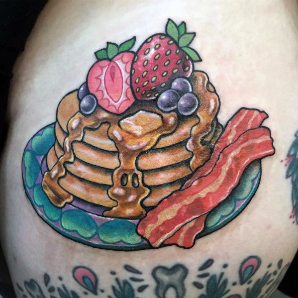 tatuaje tortita pancake 45