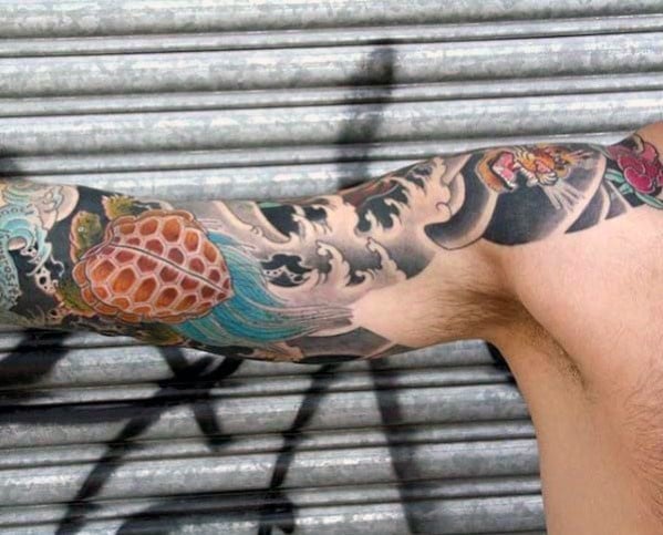 tatuaje tortuga japonesa jicotea 03