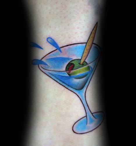 tatuaje vaso martini 51