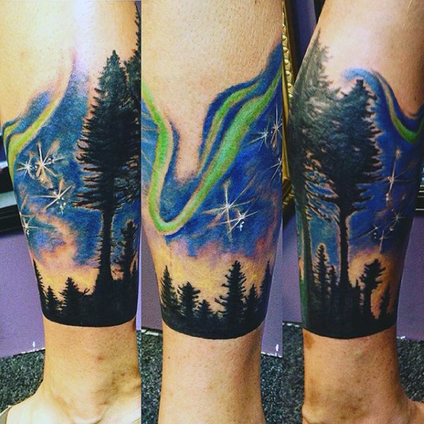 tatuaje aurora boreal polar 23
