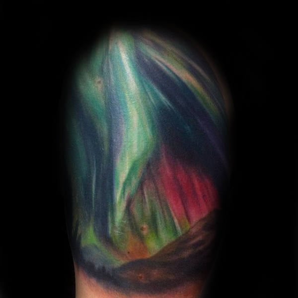 tatuaje aurora boreal polar 47