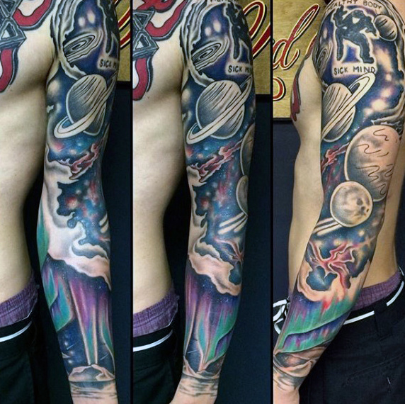 tatuaje aurora boreal polar 59
