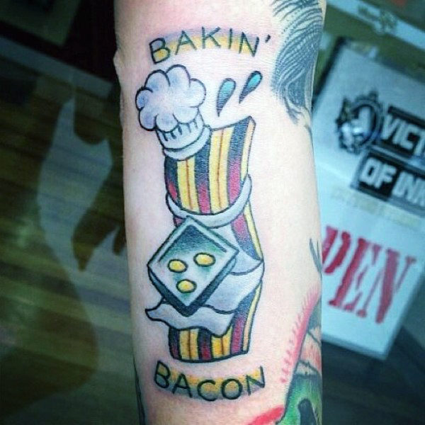 tatuaje bacon panceta 69