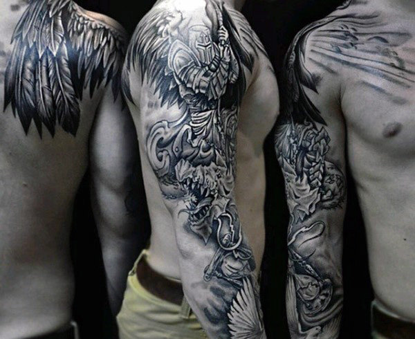 tatuaje caballero noble 127