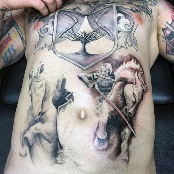 tatuaje caballero noble 49