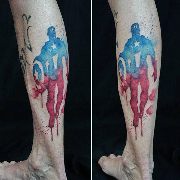tatuaje capitan america 15