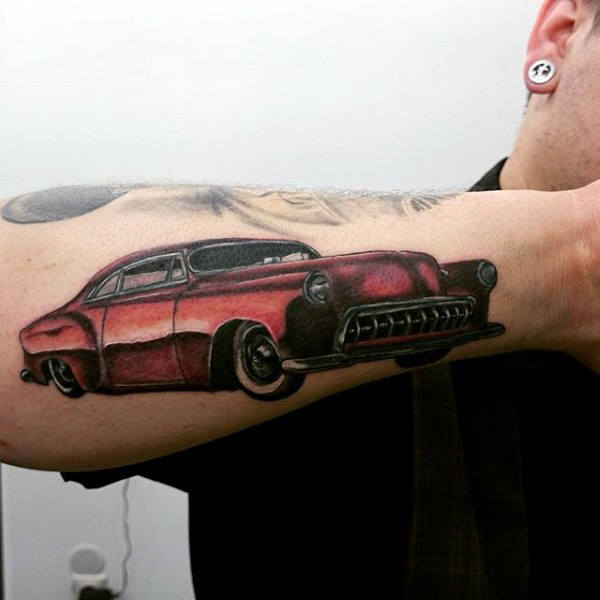 tatuaje coche antiguo americano hot rod 97