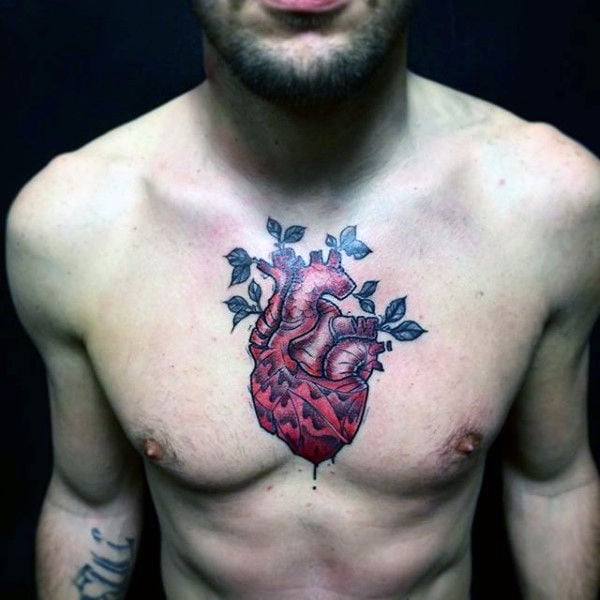 tatuaje corazon anatomico real 57