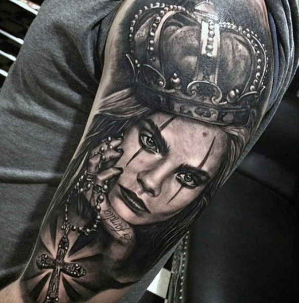 tatuaje corona 187